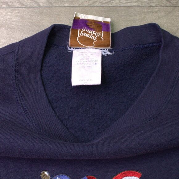 Vintage Peanut Butter and Jelly Crewneck American Flag Size XL00 - Picture 4 of 6